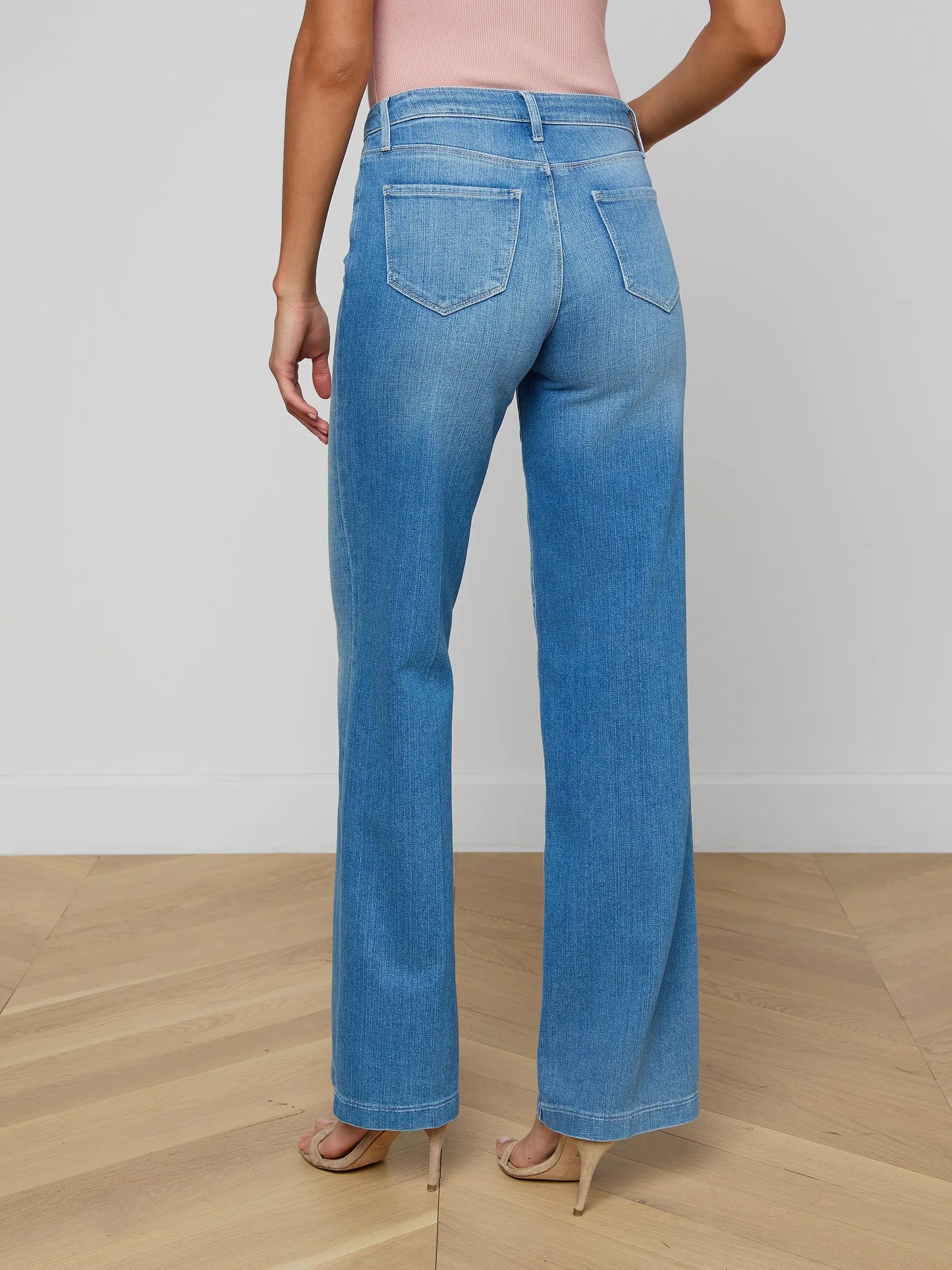 Clayton Wide-Leg Jean Getty - L'AGENCE