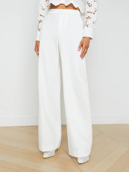 Livvy Trouser White - L'AGENCE