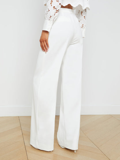 Livvy Trouser White - L'AGENCE