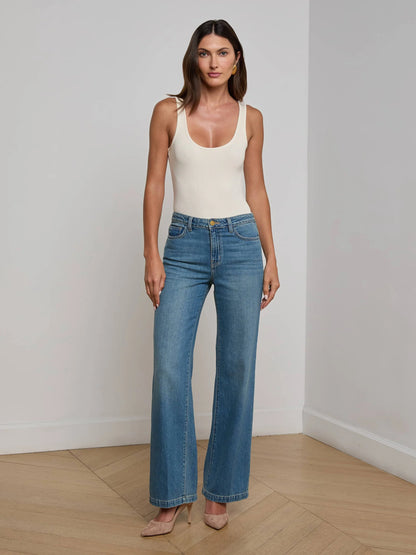 Scottie Wide-Leg Jean Fargo - L'AGENCE