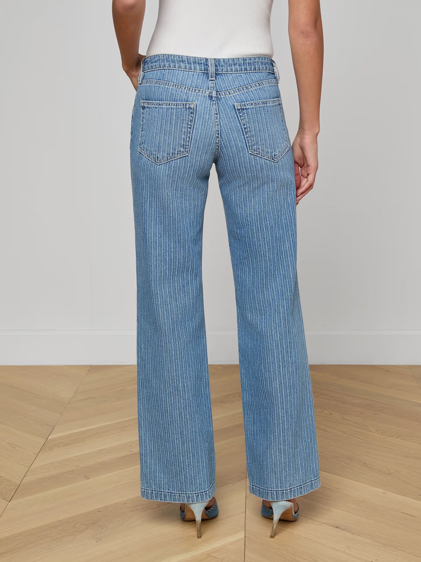 Joanne Low-Rise Wide-Leg Jean Carmel - L'AGENCE