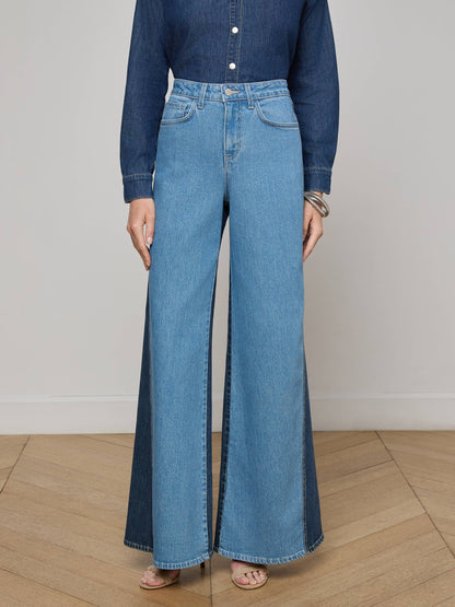 Beau Wide-Leg Jean Paso - L'AGENCE