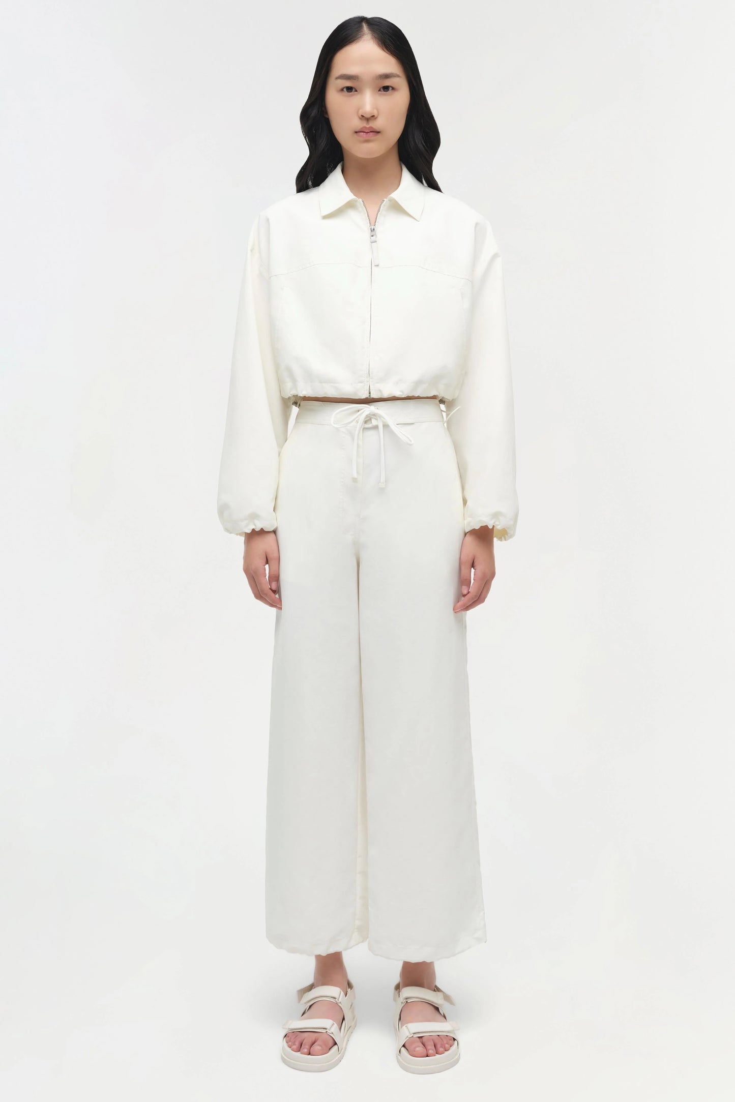 Lennox Straight Leg Pant White - Simkhai