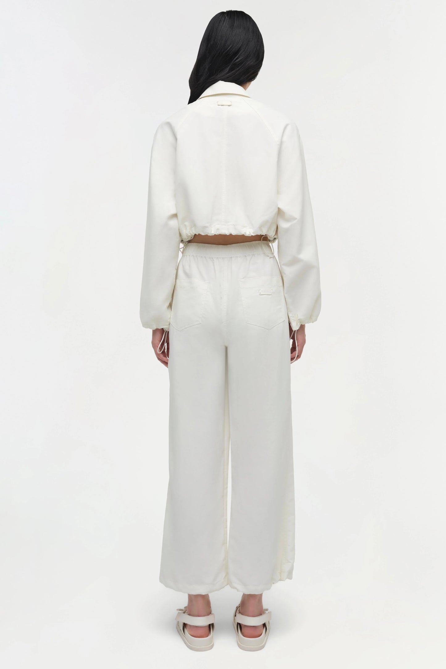Lennox Straight Leg Pant White - Simkhai