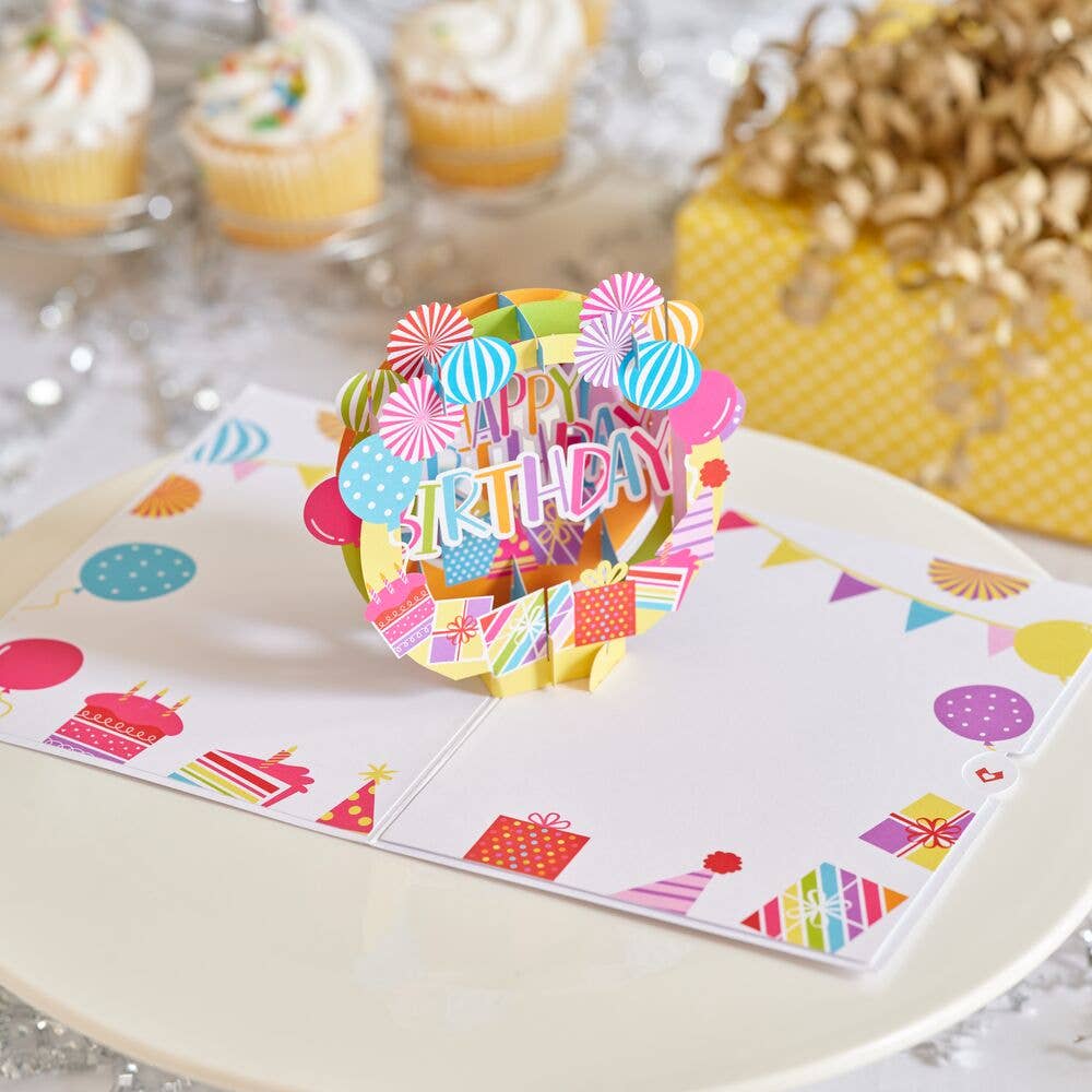 Happy Birthday Hooray Pop-Up Card - Lovepop Cards