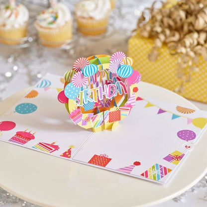 Happy Birthday Hooray Pop-Up Card - Lovepop Cards
