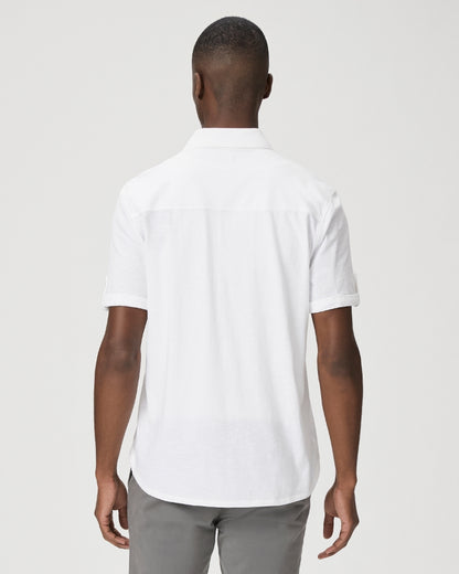 Brayden Short Sleeve Fresh White - Paige