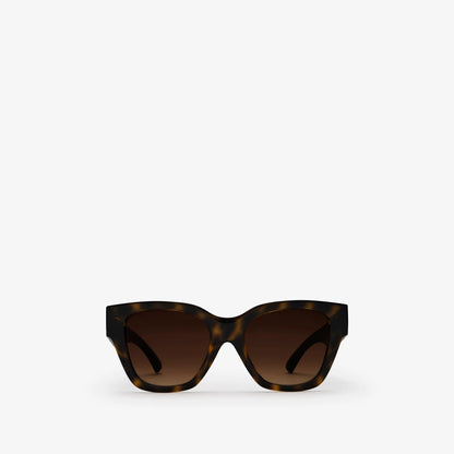 Heritage Square Sunglasses Dark Havana - Burberry
