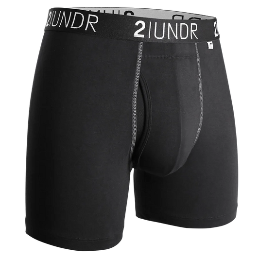 Swing Shift Boxer Brief Black/Grey - 2UNDR