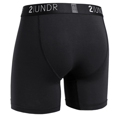 Swing Shift Boxer Brief Black/Grey - 2UNDR