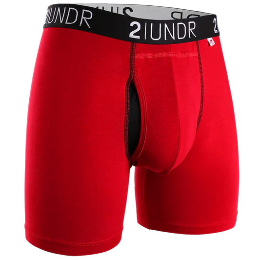 Swing Shift Boxer Brief Red - 2UNDR