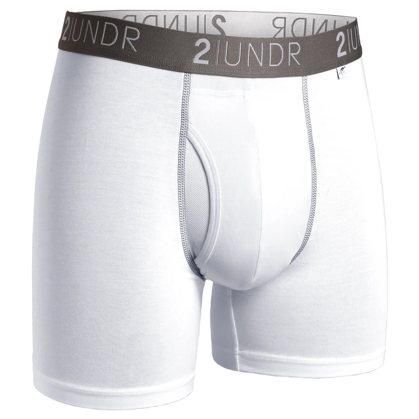 Swing Shift Boxer Brief White/Grey - 2UNDR