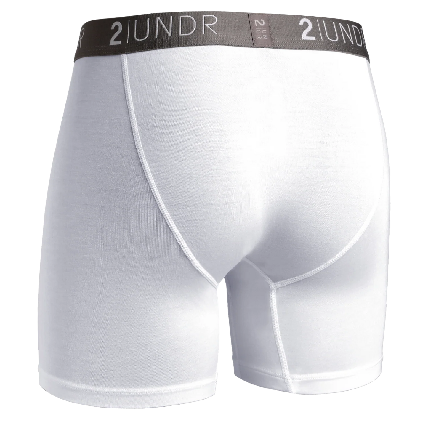 Swing Shift Boxer Brief White/Grey - 2UNDR