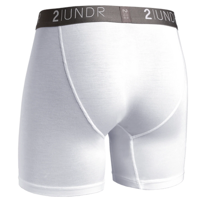 Swing Shift Boxer Brief White/Grey - 2UNDR