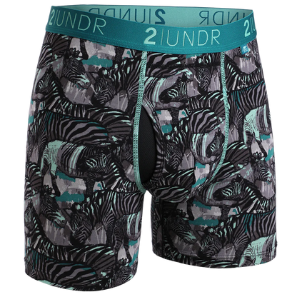 Swing Shift 6" Boxers 2 Pack Zebras/Squid Row - 2UNDR