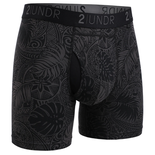 Swing Shift Boxer Brief Coastal Black - 2UNDR