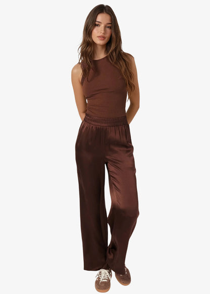 Rian Rib Knit Tank Malt - CAMI NYC