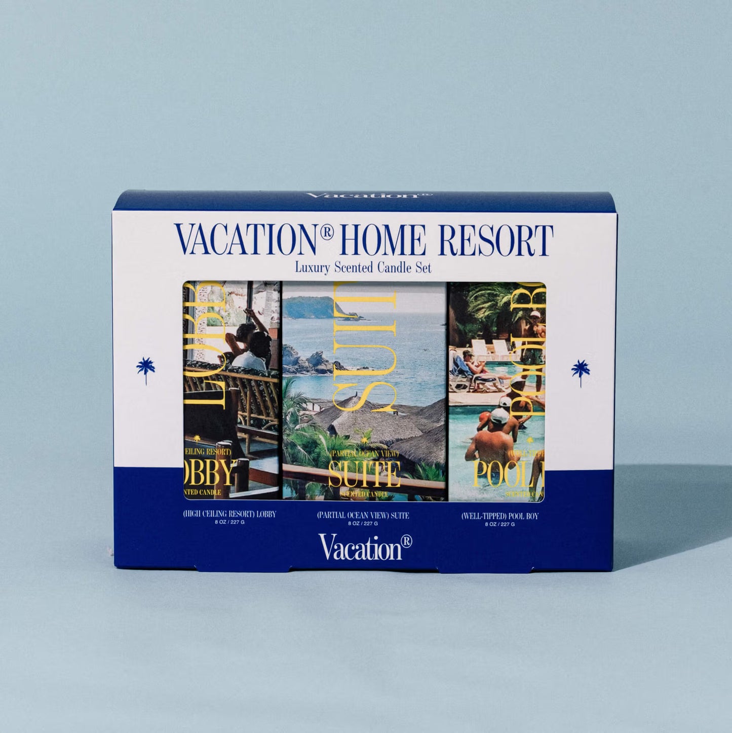 Home Resort Three Candle Set - Vacation