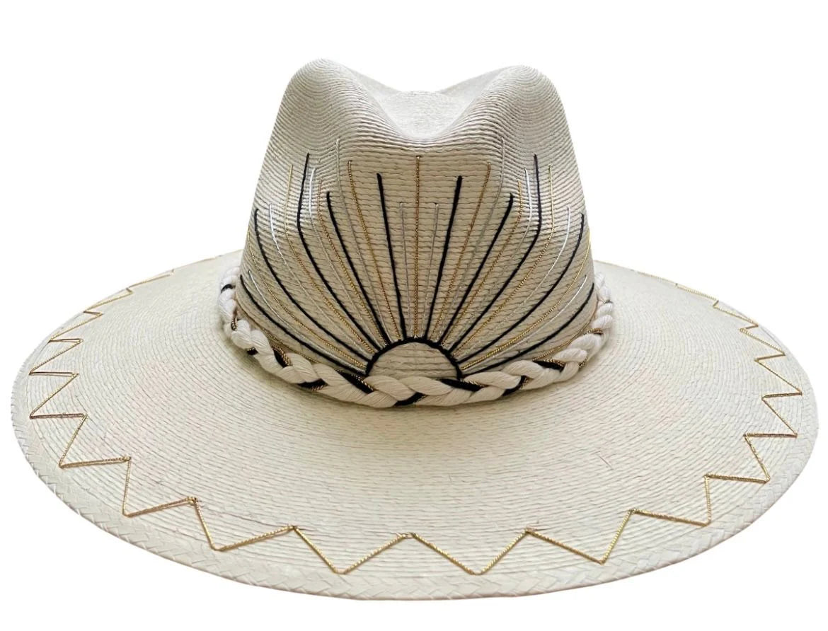 Sol Hat Collection Black/Gold - Chisme Lifestyle