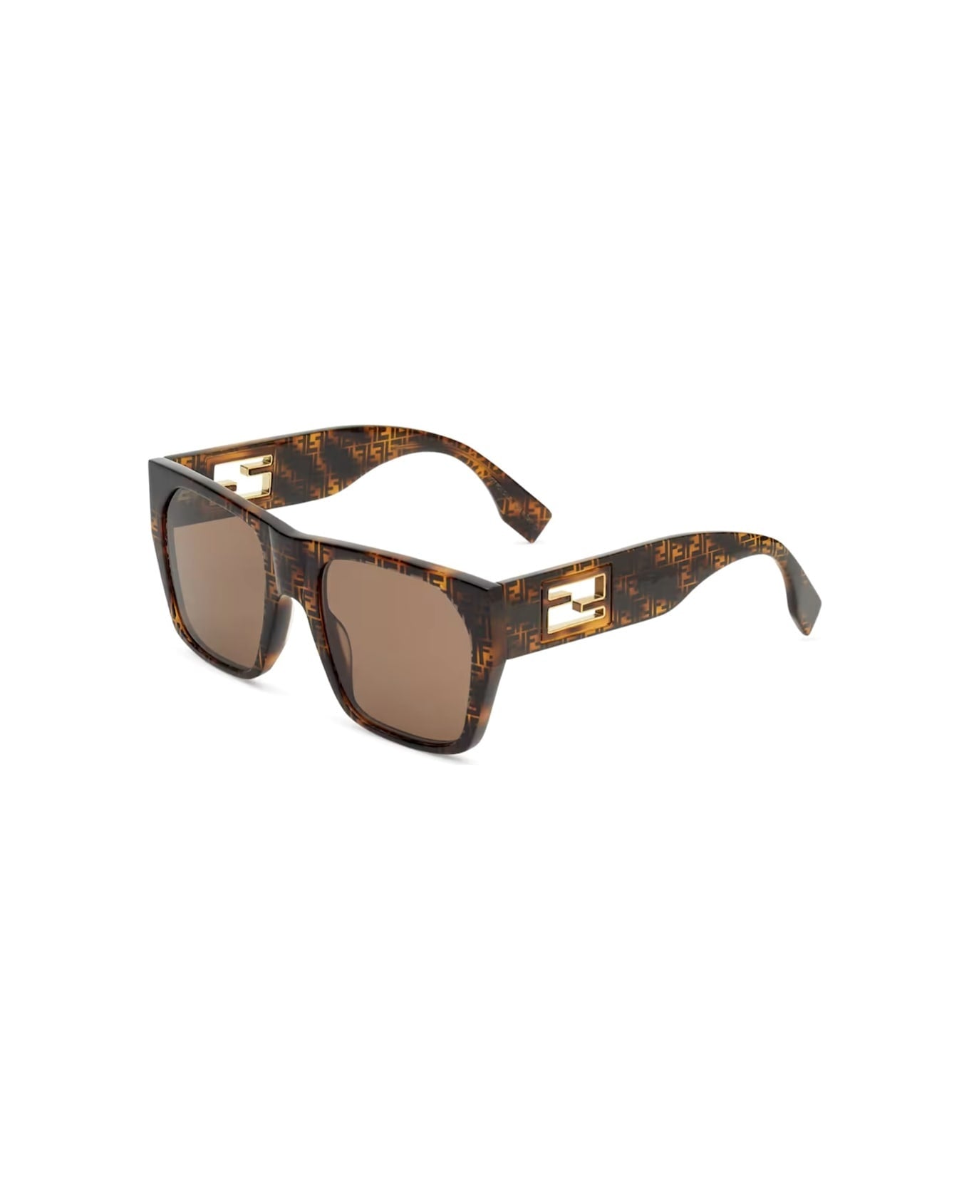 Baguette Havana Brown Sunglasses - FENDI