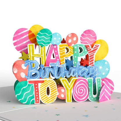 Let's Celebrate Birthday Pop-Up Card - Lovepop Cards