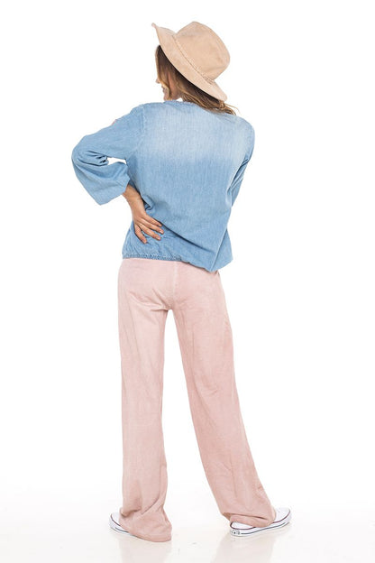 Jogger Plain Pants Pink - Skemo