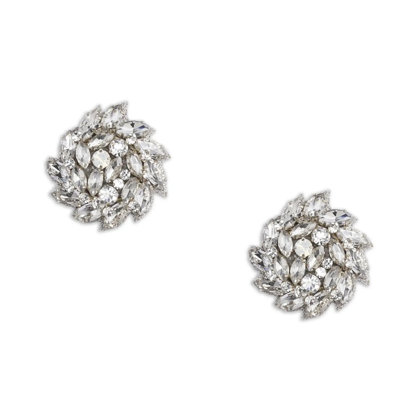 Dahlia Earrings Silver - Bhavna Kanakia