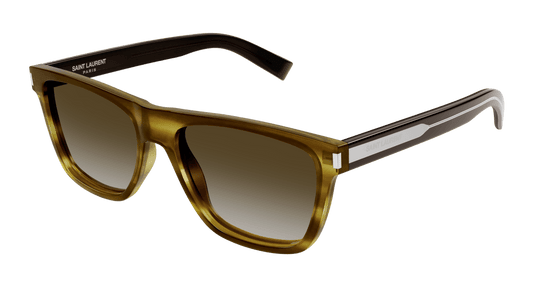 Men's Sunglasses Havana Crystal Brown - Saint Laurent