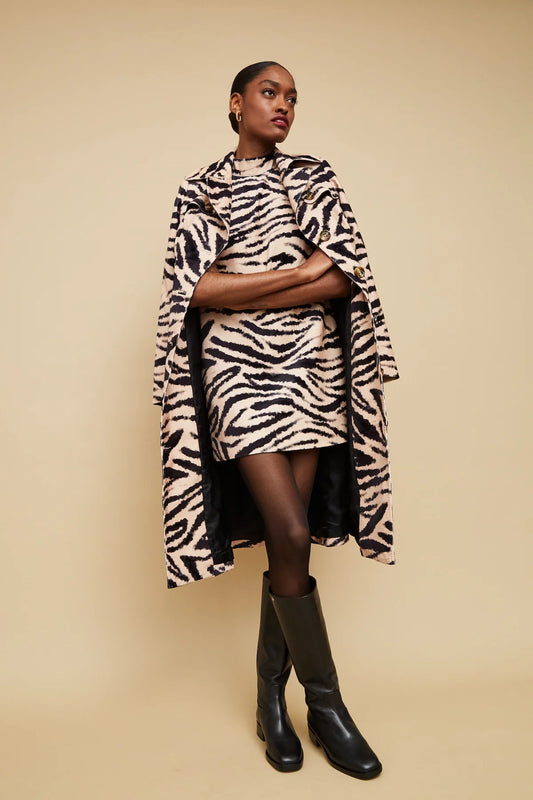 Karlie Trench Zebra Blush - Cara Cara