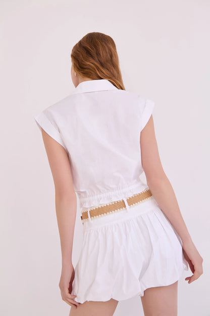 Octavia Top White - Cara Cara