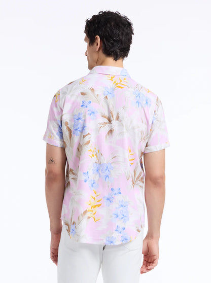 Fletcher Short Sleeve Button Down Shirt Multi - Robert Graham
