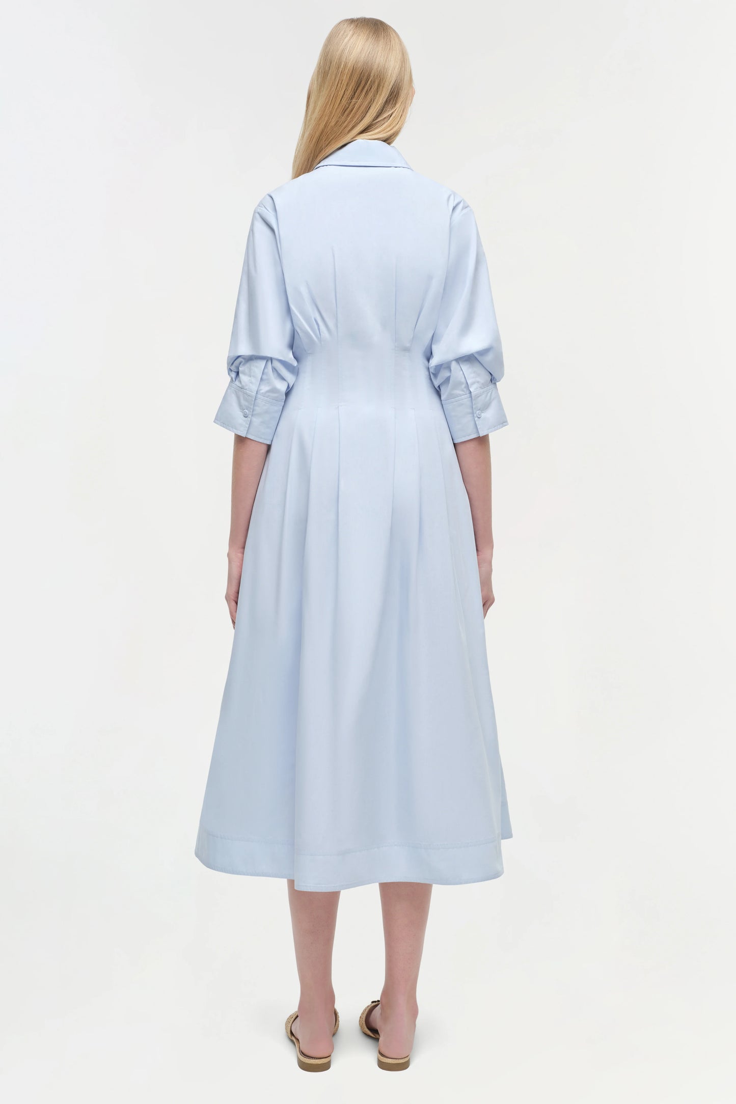 Jazz Cotton Midi Dress French Blue - Simkhai