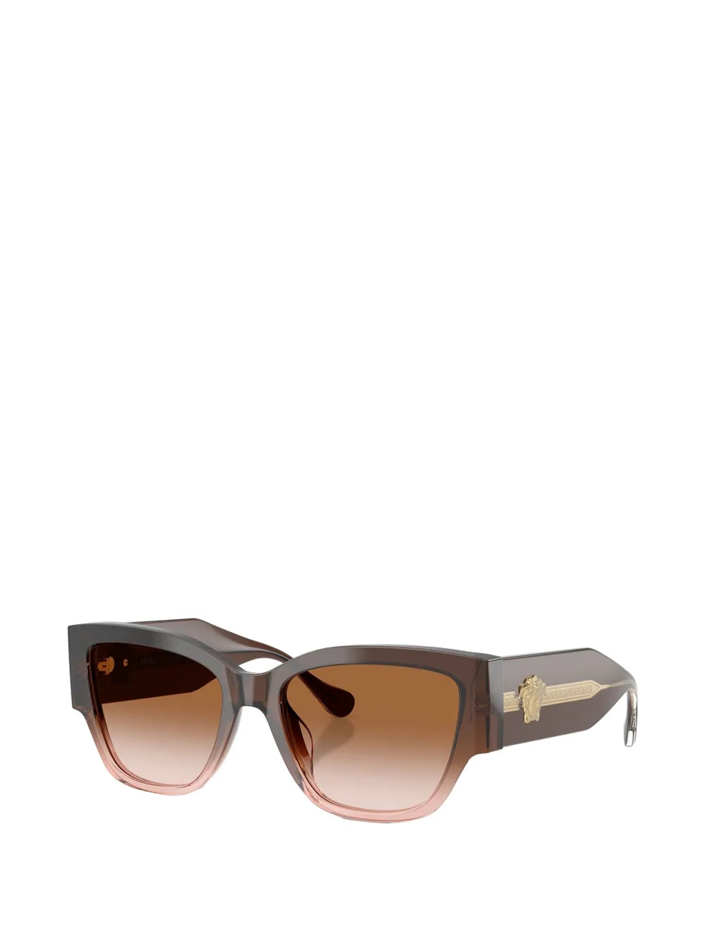 Medusa Focus Cat-Eye Sunglasses Brown Gradient - Versace