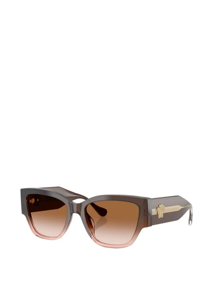 Medusa Focus Cat-Eye Sunglasses Brown Gradient - Versace