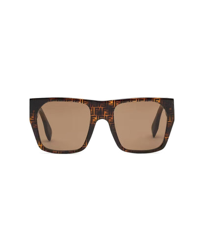 Baguette Havana Brown Sunglasses - FENDI
