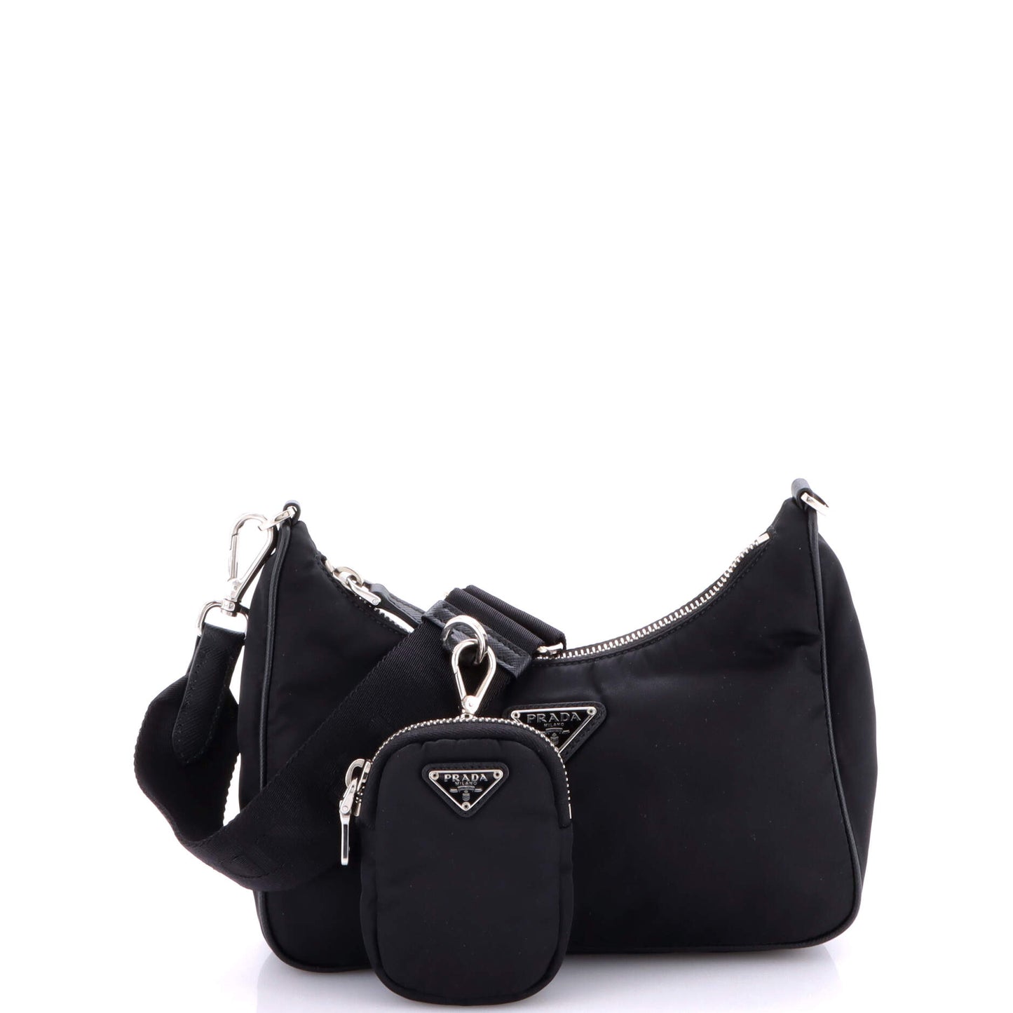 Re-Edition 2005 Shoulder Bag Tessuto Small Black - Prada