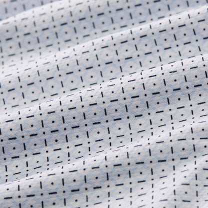 Halyard Polo White Diagonal Dot - Mizzen + Main