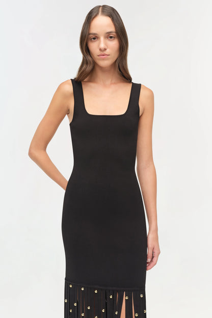 Romelia Knit Midi Dress Black - Simkhai