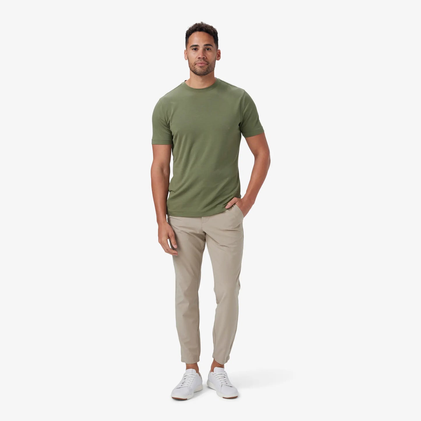Knox T-Shirt Sage Solid - Mizzen + Main