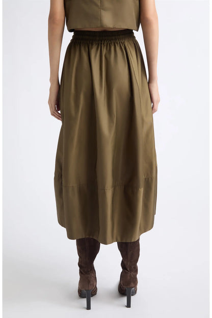 Sirani Skirt Dark Olive - Cinq à Sept