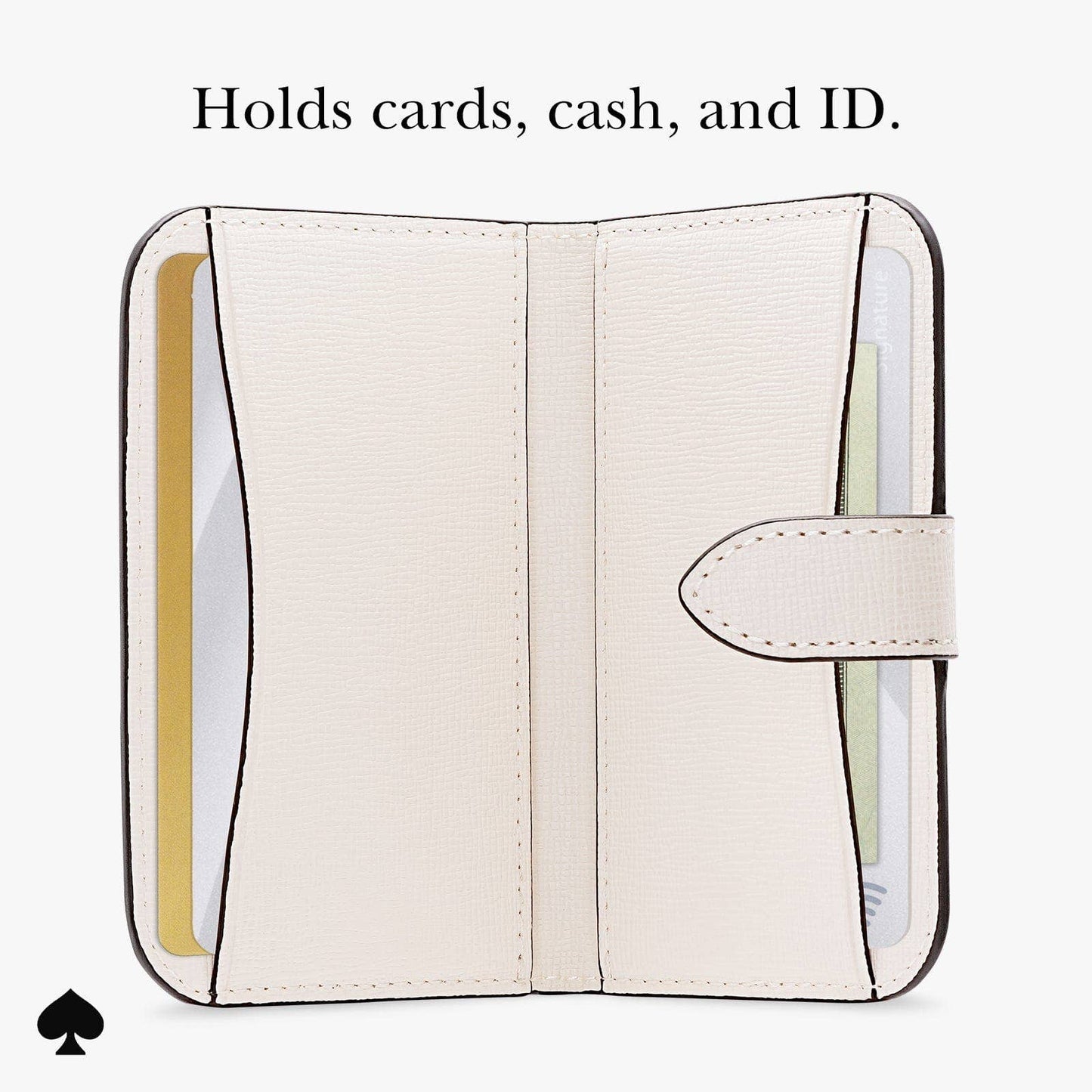 Morgan MagSafe Wallet Cream - Kate Spade