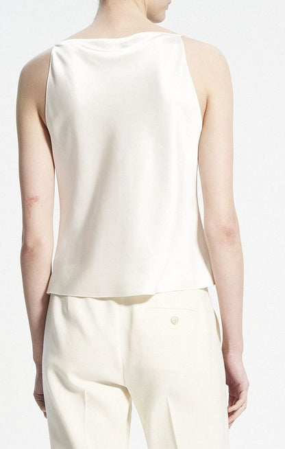 Cowl Neck Cami Ivory - Theory's Women