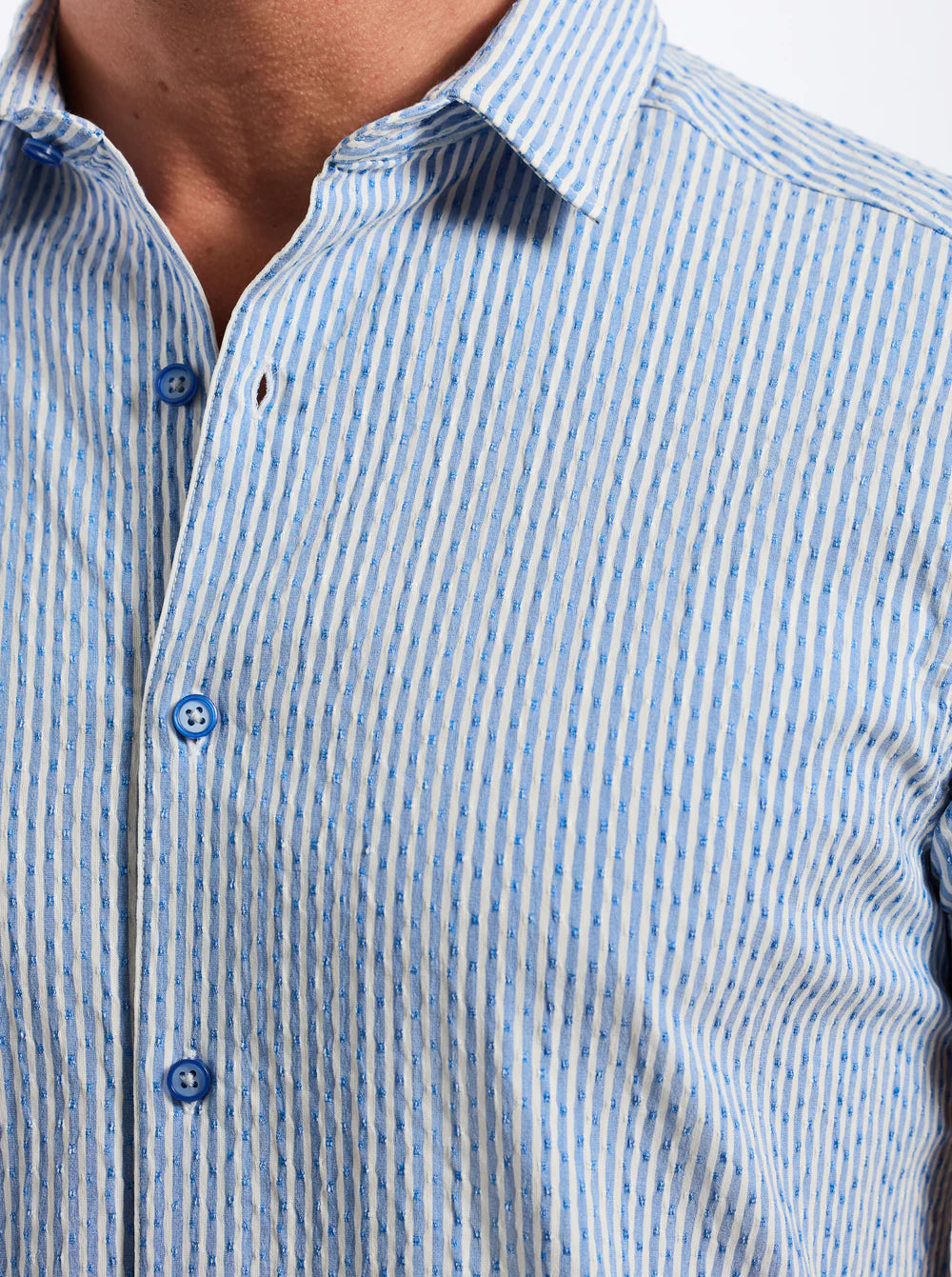 Fornillo Short Sleeve Button Down Shirt Navy - Robert Graham