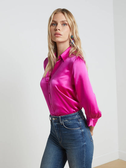 Dani Blouse Star Ruby - L'AGENCE