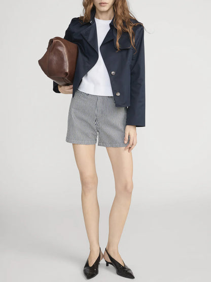 Everyday Short Navy Stripe - Frame