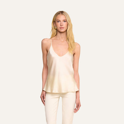 Lexi Silk Camisole Pearl - L'AGENCE
