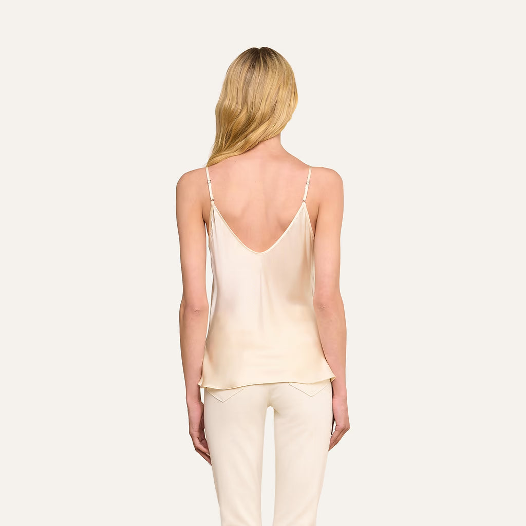 Lexi Silk Camisole Pearl - L'AGENCE