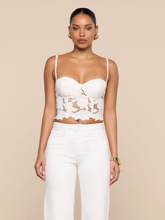 Sonya Bustier Ivory - L'AGENCE