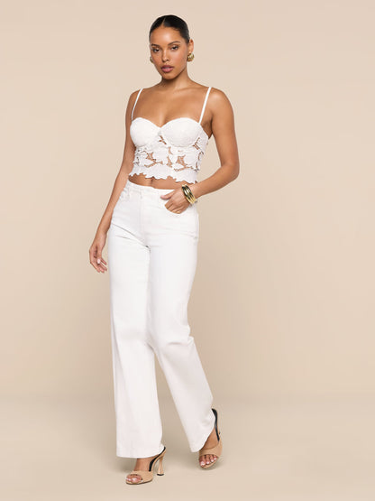 Sonya Bustier Ivory - L'AGENCE