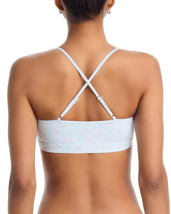 Cadelle Sports Bra Chapparal Blue - LoveShackFancy